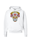 Feliz Dia de los Muertos Calavera Hoodie Sweatshirt-Hoodie-TooLoud-White-Small-Davson Sales