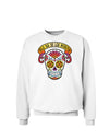 Feliz Dia de los Muertos Calavera Sweatshirt-Sweatshirts-TooLoud-White-Small-Davson Sales