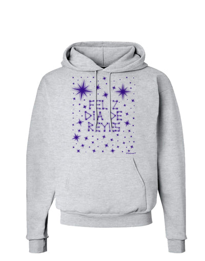 Feliz Dia de Reyes - Estrellas Brillantes Hoodie Sweatshirt by TooLoud-Hoodie-TooLoud-AshGray-Small-Davson Sales