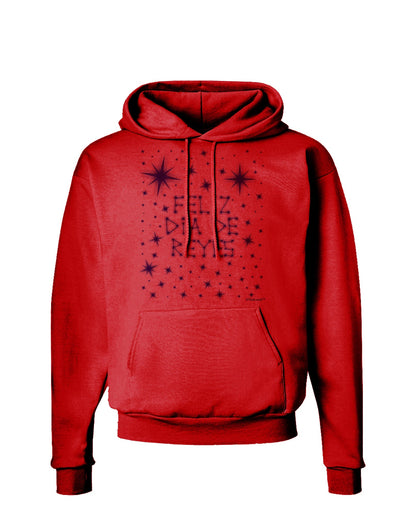 Feliz Dia de Reyes - Estrellas Brillantes Hoodie Sweatshirt by TooLoud-Hoodie-TooLoud-Red-Small-Davson Sales