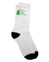 Festive Adult Crew Socks for a Joyful Christmas and Prosperous New Year - TooLoud-Socks-TooLoud-White-Ladies-4-6-Davson Sales