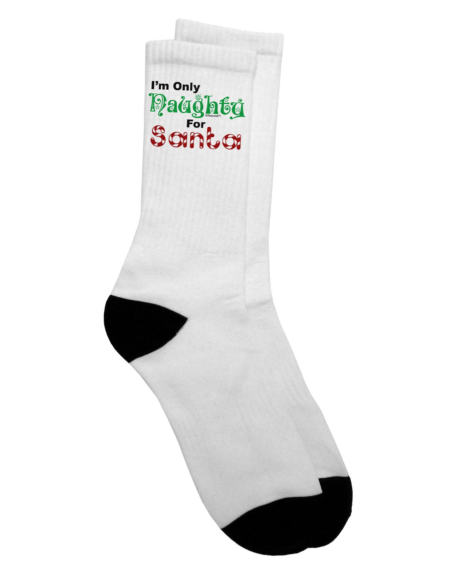 Festive and Playful Adult Crew Socks for the Holiday Season - TooLoud-Socks-TooLoud-White-Ladies-4-6-Davson Sales