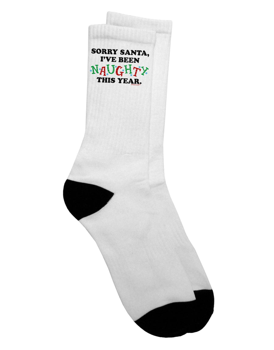 Festive and Playful Adult Crew Socks for the Mischievous - TooLoud-Socks-TooLoud-White-Ladies-4-6-Davson Sales