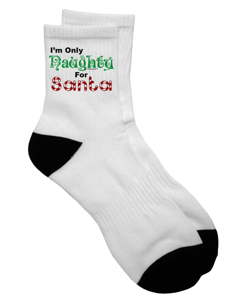 Festive and Playful Adult Short Socks for the Holiday Season - TooLoud-Socks-TooLoud-White-Ladies-4-6-Davson Sales