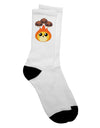 Festive Chestnuts Roasting - Christmas Adult Crew Socks - TooLoud-Socks-TooLoud-White-Ladies-4-6-Davson Sales