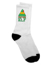 Festive Christmas Ensemble - Elf Family - Brother Elf Adult Crew Socks - TooLoud-Socks-TooLoud-White-Ladies-4-6-Davson Sales