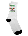 Festive Christmas-themed Adult Crew Socks for a Merry Holiday Season - TooLoud-Socks-TooLoud-White-Ladies-4-6-Davson Sales