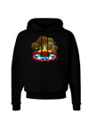 Festive Diya and Rangoli Dark Hoodie Sweatshirt by-Hoodie-TooLoud-Black-Small-Davson Sales