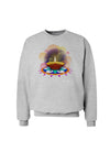 Festive Diya and Rangoli Sweatshirt by-Sweatshirts-TooLoud-AshGray-Small-Davson Sales