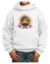 Festive Diya and Rangoli Youth Hoodie Pullover Sweatshirt by-Youth Hoodie-TooLoud-White-XS-Davson Sales