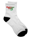 Festive Holiday Adult Short Socks - Enhance Your Christmas Spirit! - TooLoud-Socks-TooLoud-White-Ladies-4-6-Davson Sales