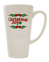 Festive Holiday Delight 16 oz Conical Latte Coffee Mug - TooLoud-Conical Latte Mug-TooLoud-White-Davson Sales