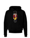 Festive Nutcracker - No Text Dark Hoodie Sweatshirt by-Hoodie-TooLoud-Black-Small-Davson Sales