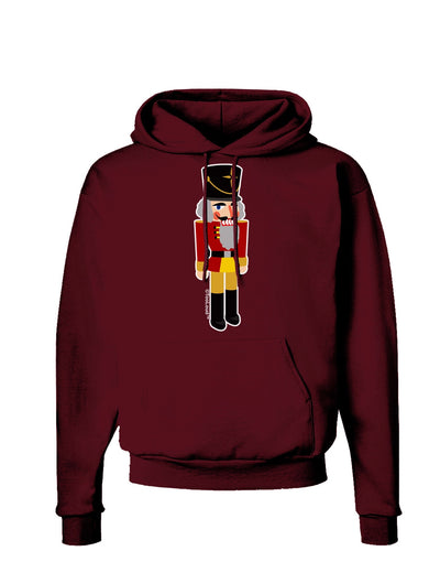 Festive Nutcracker - No Text Dark Hoodie Sweatshirt by-Hoodie-TooLoud-Maroon-Small-Davson Sales