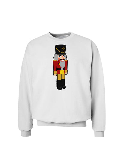 Festive Nutcracker - No Text Sweatshirt by-Sweatshirts-TooLoud-White-Small-Davson Sales