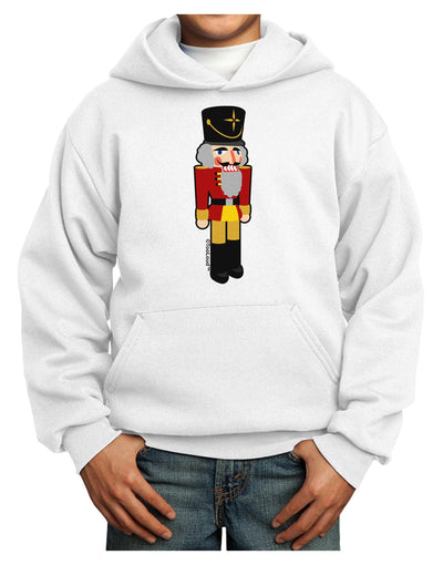 Festive Nutcracker - No Text Youth Hoodie Pullover Sweatshirt by-Youth Hoodie-TooLoud-White-XS-Davson Sales