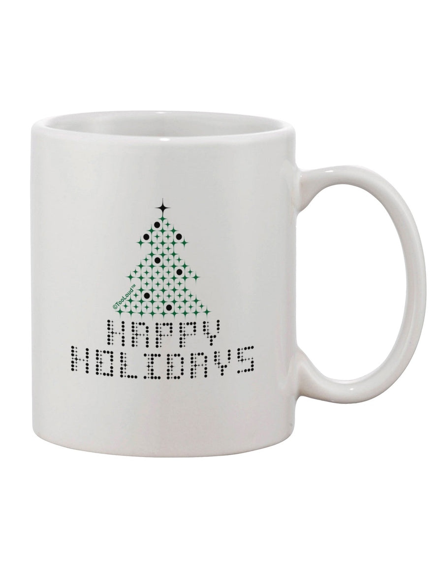 Festive Season Glitter Adorned 11 oz Coffee Mug - TooLoud-11 OZ Coffee Mug-TooLoud-White-Davson Sales