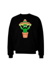 Fiesta Cactus Adult Dark Sweatshirt-Sweatshirt-TooLoud-Black-Small-Davson Sales