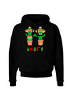 Fiesta Cactus Couple Amor Dark Hoodie Sweatshirt-Hoodie-TooLoud-Black-Small-Davson Sales