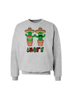 Fiesta Cactus Couple Amor Sweatshirt-Sweatshirt-TooLoud-AshGray-Small-Davson Sales