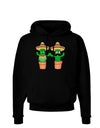 Fiesta Cactus Couple Dark Hoodie Sweatshirt-Hoodie-TooLoud-Black-Small-Davson Sales