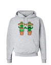 Fiesta Cactus Couple Hoodie Sweatshirt-Hoodie-TooLoud-AshGray-Small-Davson Sales