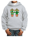 Fiesta Cactus Couple Youth Hoodie Pullover Sweatshirt by TooLoud-Youth Hoodie-TooLoud-Ash-XS-Davson Sales