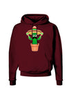 Fiesta Cactus Dark Hoodie Sweatshirt-Hoodie-TooLoud-Maroon-Small-Davson Sales