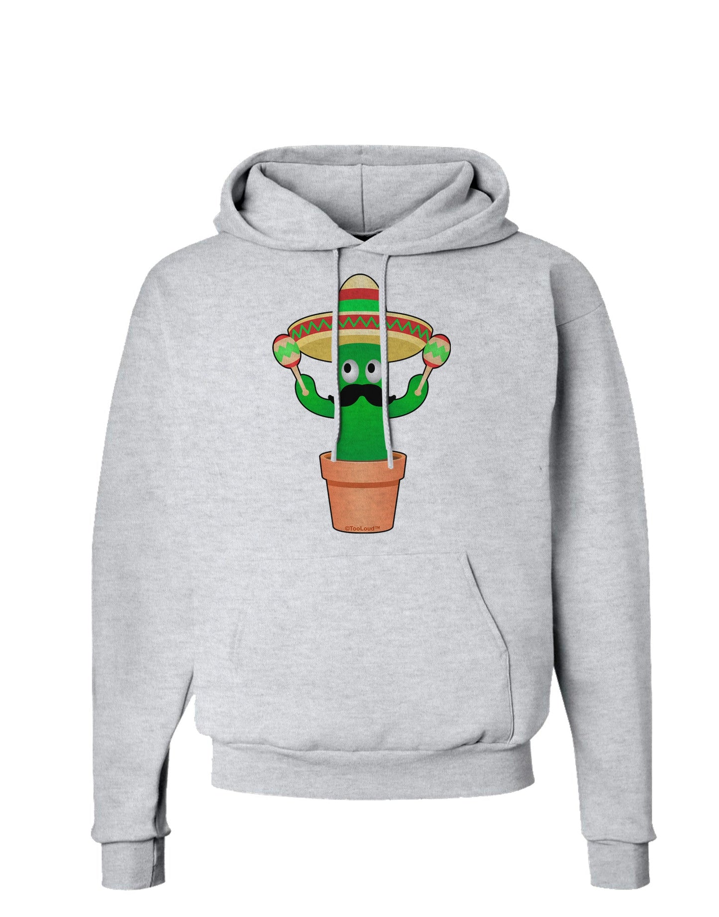 Fiesta Cactus Hoodie Sweatshirt-Hoodie-TooLoud-AshGray-Small-Davson Sales
