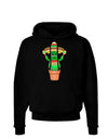 Fiesta Cactus Poncho Dark Hoodie Sweatshirt-Hoodie-TooLoud-Black-Small-Davson Sales