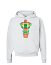 Fiesta Cactus Poncho Hoodie Sweatshirt-Hoodie-TooLoud-White-Small-Davson Sales