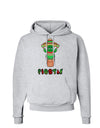 Fiesta Cactus Poncho Text Hoodie Sweatshirt-Hoodie-TooLoud-AshGray-Small-Davson Sales