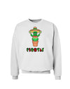 Fiesta Cactus Poncho Text Sweatshirt-Sweatshirt-TooLoud-White-Small-Davson Sales