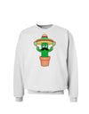 Fiesta Cactus Sweatshirt-Sweatshirt-TooLoud-White-Small-Davson Sales