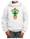 Fiesta Cactus Youth Hoodie Pullover Sweatshirt-Youth Hoodie-TooLoud-White-XS-Davson Sales