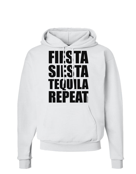 Fiesta Siesta Tequila Repeat Hoodie Sweatshirt by TooLoud-Hoodie-TooLoud-White-Small-Davson Sales