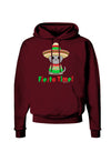 Fiesta Time - Cute Sombrero Cat Dark Hoodie Sweatshirt by TooLoud-Hoodie-TooLoud-Maroon-Small-Davson Sales