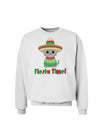 Fiesta Time - Cute Sombrero Cat Sweatshirt by TooLoud-Sweatshirts-TooLoud-White-Small-Davson Sales