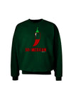 Fifty Percent Mexican Adult Dark Sweatshirt-Sweatshirts-TooLoud-Deep-Forest-Green-Small-Davson Sales