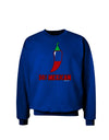 Fifty Percent Mexican Adult Dark Sweatshirt-Sweatshirts-TooLoud-Deep-Royal-Blue-Small-Davson Sales