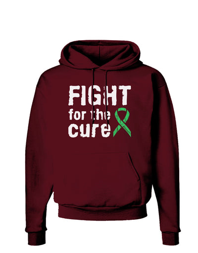 Fight for the Cure - Light Green Ribbon Celiac Disease Dark Hoodie Sweatshirt-Hoodie-TooLoud-Maroon-Small-Davson Sales