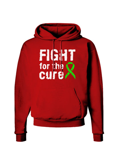 Fight for the Cure - Lime Green Ribbon Lyme Disease Dark Hoodie Sweatshirt-Hoodie-TooLoud-Red-Small-Davson Sales