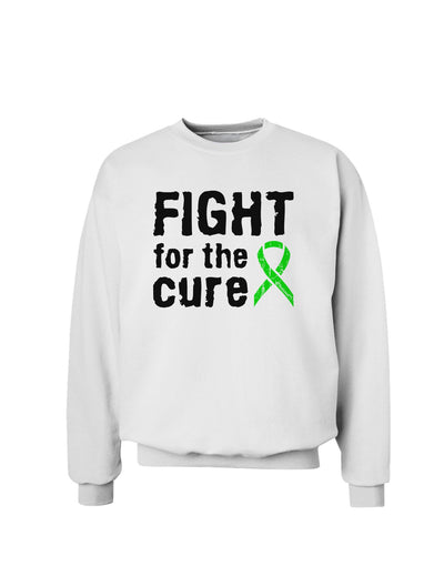 Fight for the Cure - Lime Green Ribbon Lyme Disease Sweatshirt-Sweatshirts-TooLoud-White-Small-Davson Sales