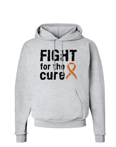 Fight for the Cure - Orange Ribbon Leukemia Hoodie Sweatshirt-Hoodie-TooLoud-AshGray-Small-Davson Sales