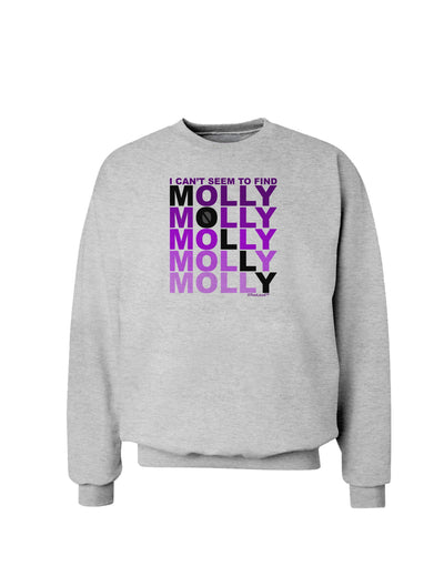 Find Molly Purple Sweatshirt-Sweatshirts-TooLoud-AshGray-Small-Davson Sales