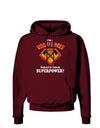 Fire Fighter - Superpower Dark Hoodie Sweatshirt-Hoodie-TooLoud-Maroon-Small-Davson Sales