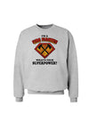 Fire Fighter - Superpower Sweatshirt-Sweatshirts-TooLoud-AshGray-Small-Davson Sales