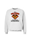Fire Fighter - Superpower Sweatshirt-Sweatshirts-TooLoud-White-Small-Davson Sales
