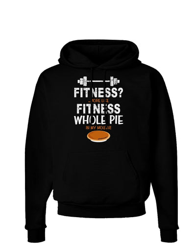 Fitness Whole Pie Dark Hoodie Sweatshirt-Hoodie-TooLoud-Black-Small-Davson Sales