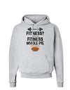 Fitness Whole Pie Hoodie Sweatshirt-Hoodie-TooLoud-AshGray-Small-Davson Sales